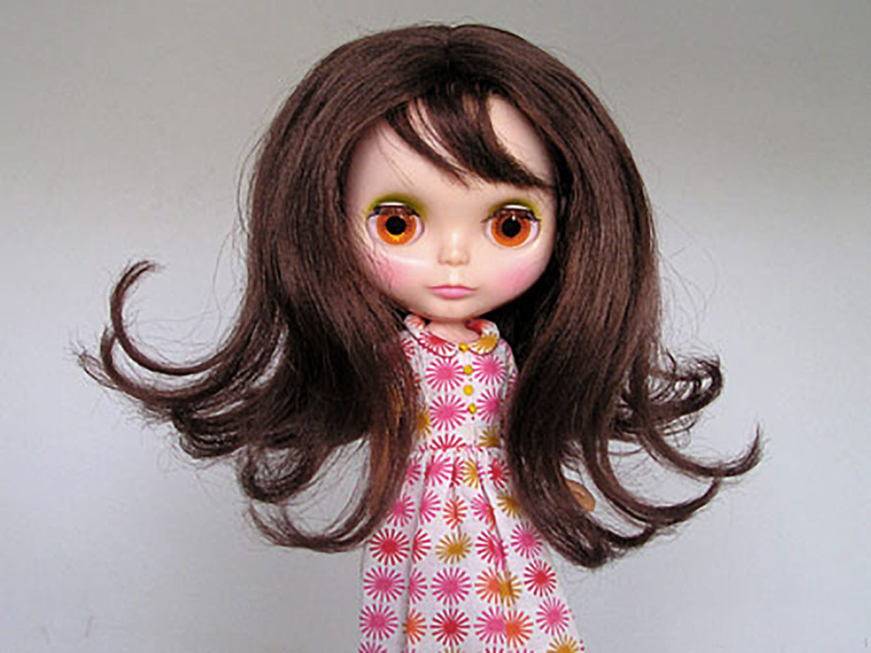 Kenner 1972 blythe doll hair defrizz restoration yatafix prototype aiai chan blythe vintage doll japan yatabazah 
