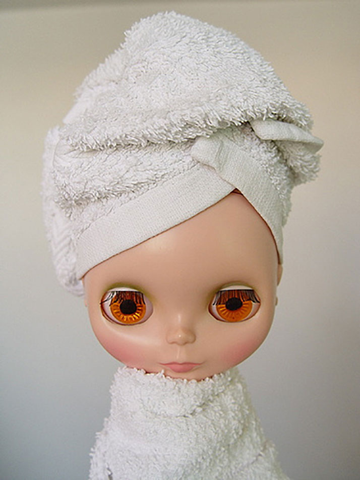 Kenner 1972 blythe doll hair defrizz restoration yatafix prototype aiai chan blythe vintage doll japan yatabazah 