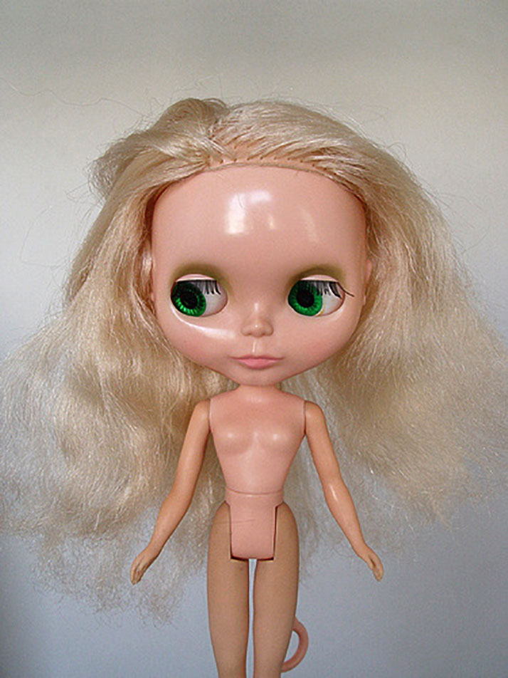 Kenner 1972 blythe doll hair defrizz restoration yatafix prototype aiai chan blythe vintage doll japan yatabazah 