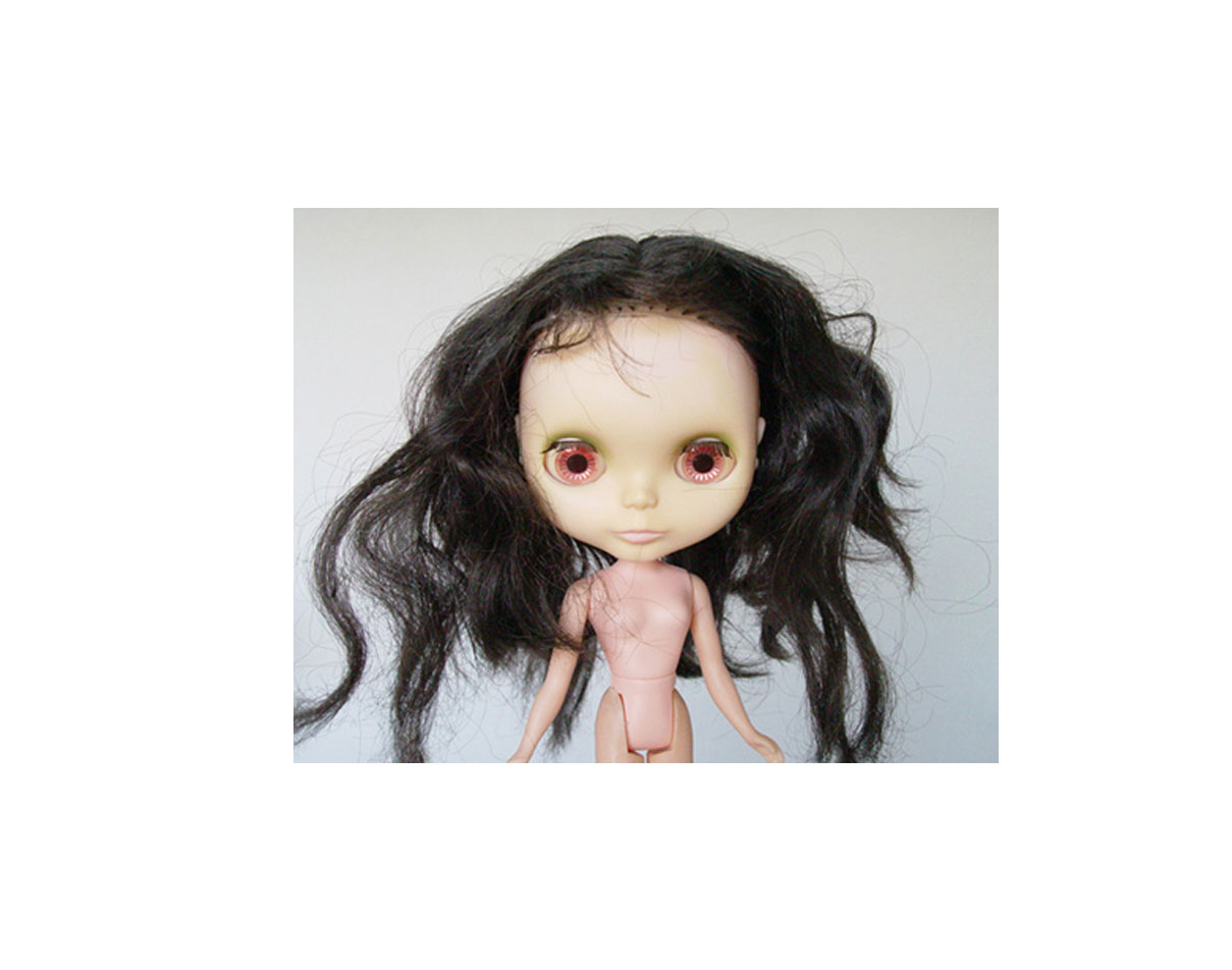 Kenner 1972 blythe doll hair defrizz restoration yatafix prototype aiai chan blythe vintage doll japan yatabazah 