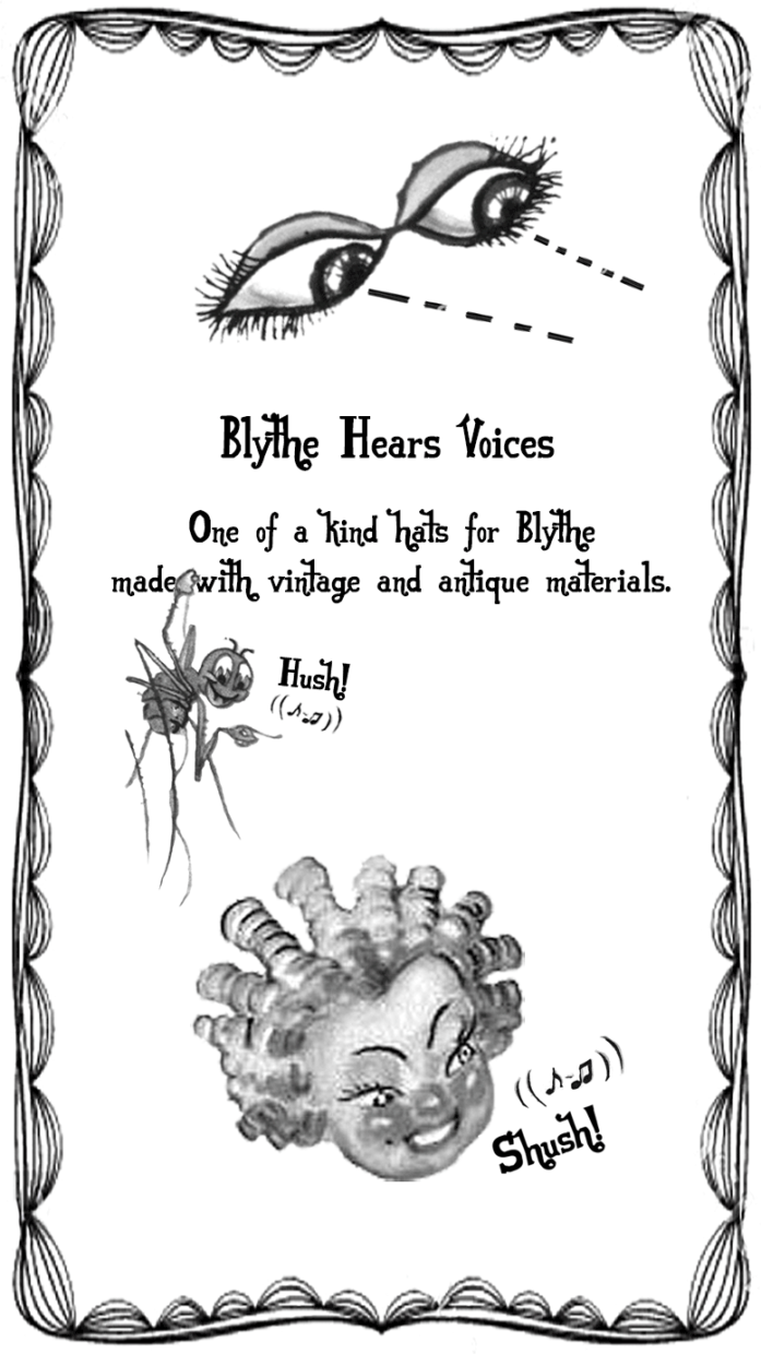 blythe hears voices headpiece prototype aiai chan blythe kenner vintage doll japan