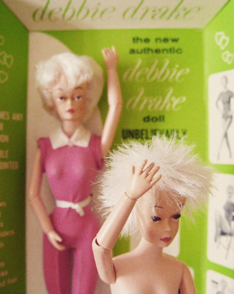 debbie drake valentine vintage barbie clone polly pose jilmar Dunbar Miss Fashion doll Marx Marlene yatabazah 