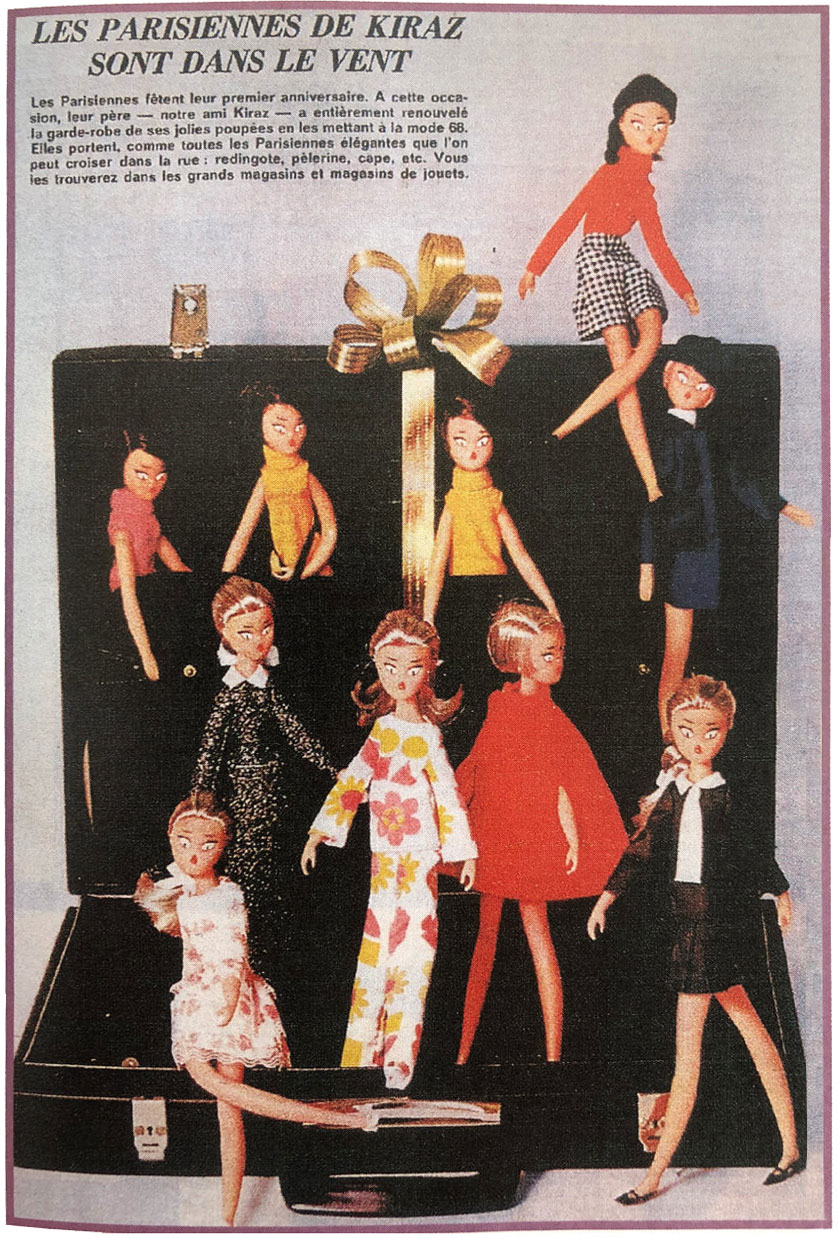kiraz mamzelle de paris french fashion doll sylvie vartan