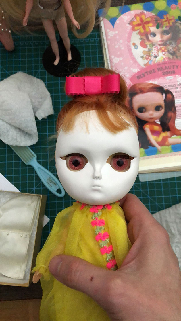 mask prototype aiai chan blythe kenner vintage doll japan patent