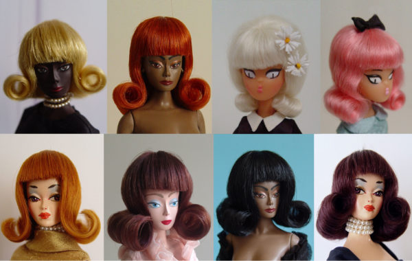 mdvanii wig barbie integrity fashion royalty hair alpaca vintage human hair doll japan yatabazah