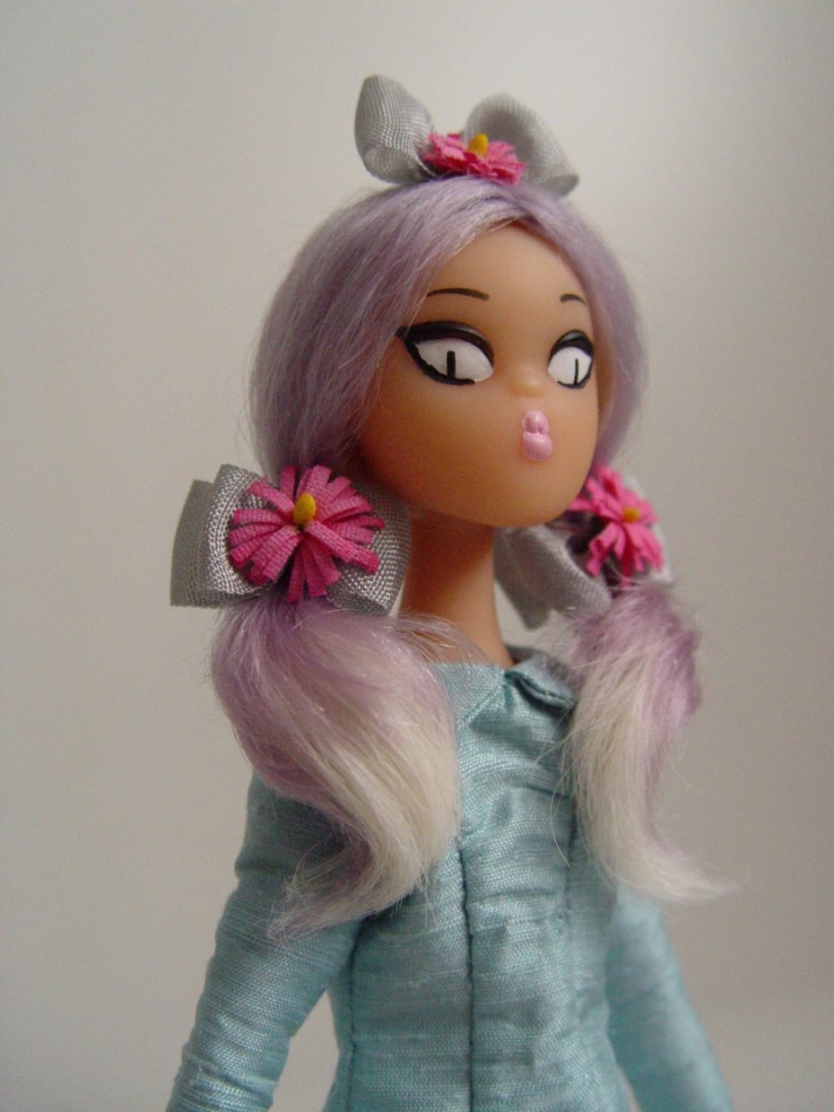mdvanii wig mamzelle de paris kiraz doll barbie silkstone fashion royalty